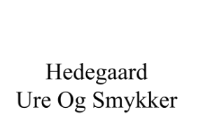 Hedegaard Ure og Smykker